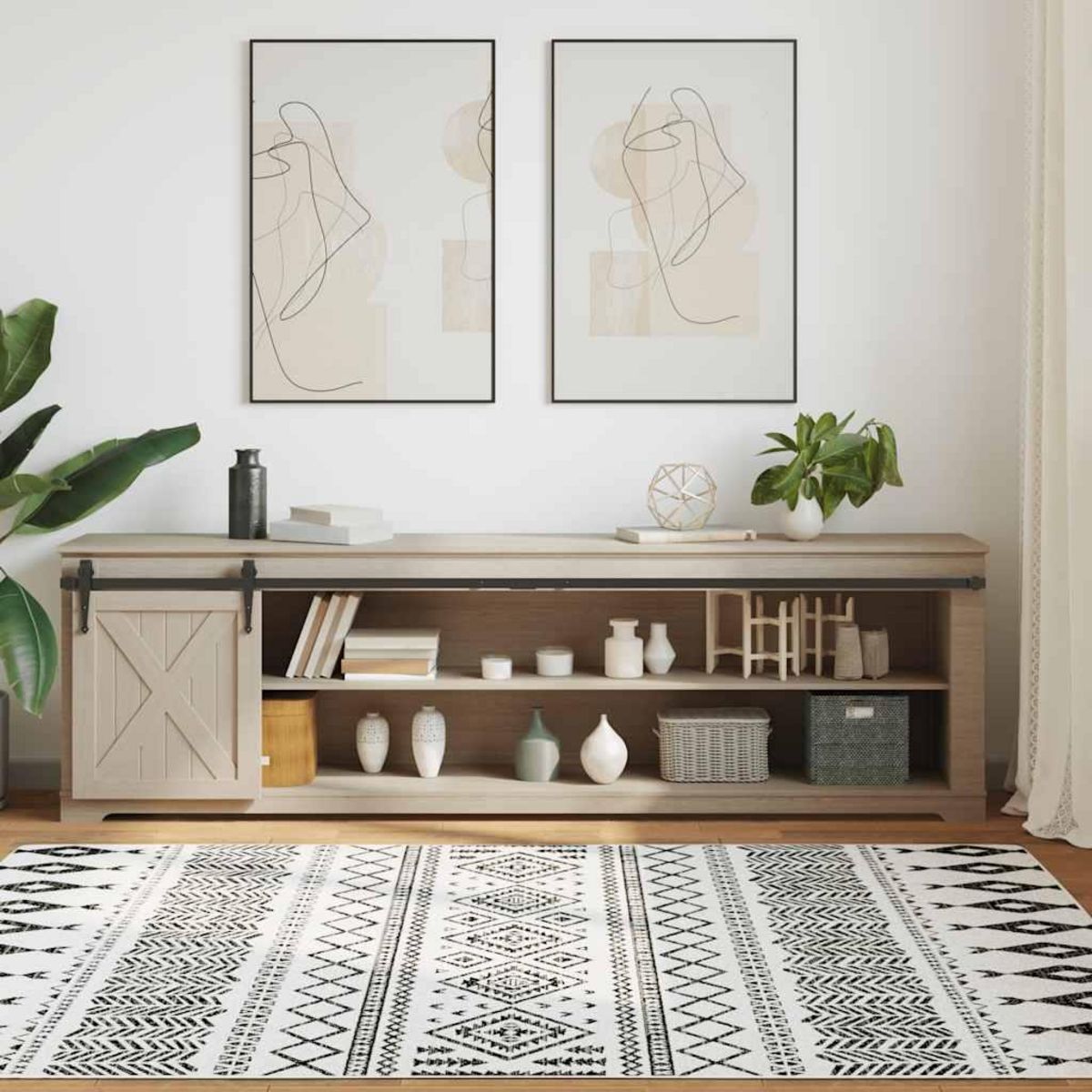 VIDAXL Kit de porte d'armoire coulissante 213 cm acier au carbone