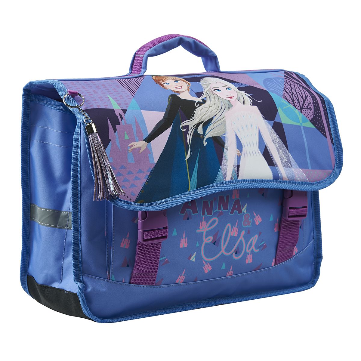 DISNEY Cartable 38 cm bleu REINE DES NEIGES