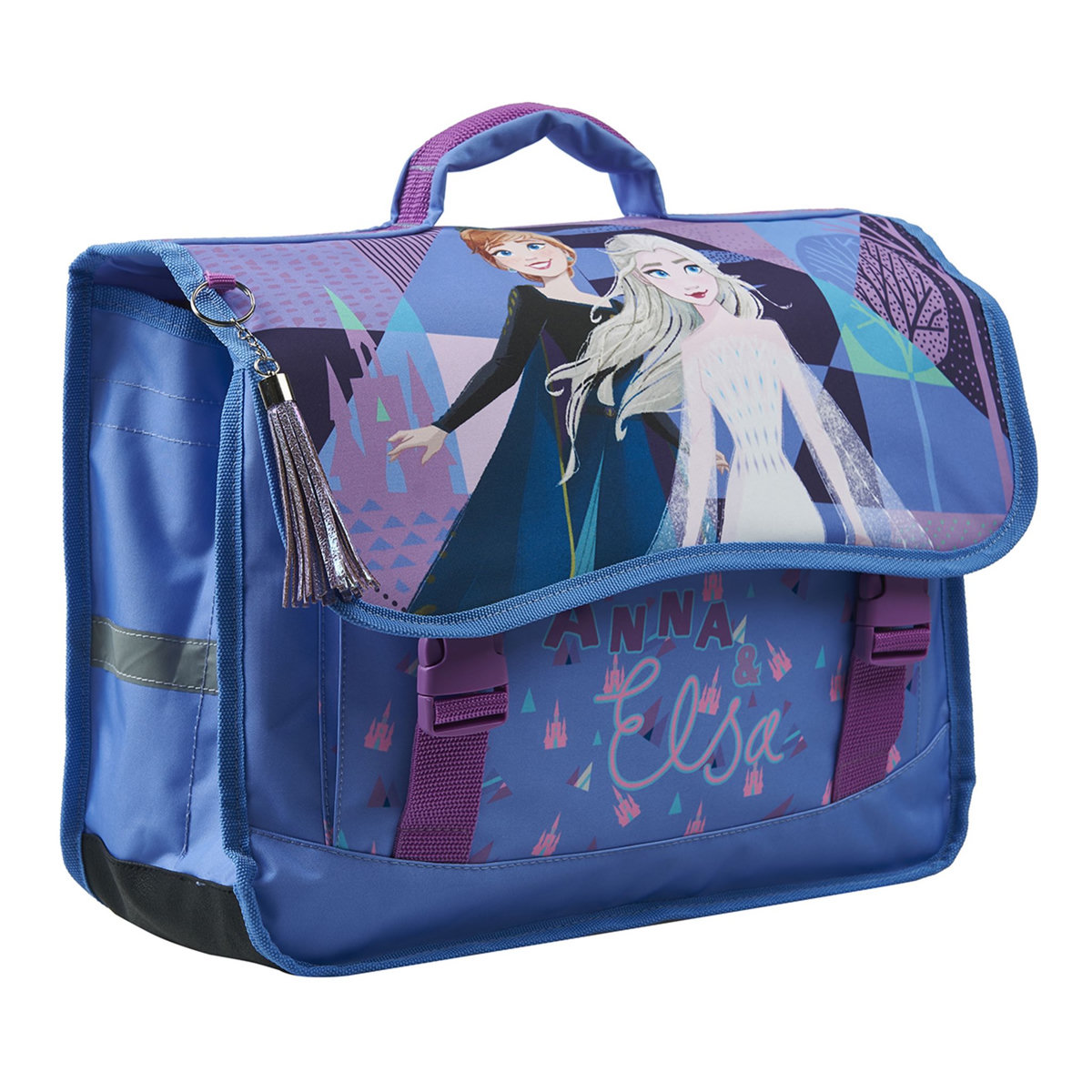 DISNEY Cartable 38 cm bleu REINE DES NEIGES
