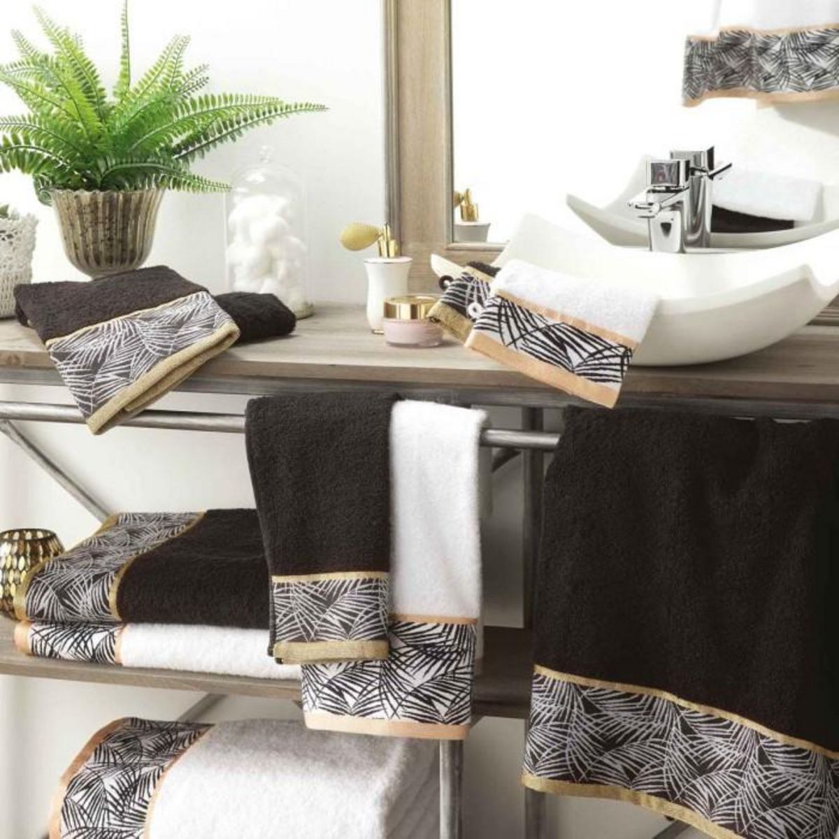 Paris Prix Drap de Douche  Orbella  70x130cm Blanc