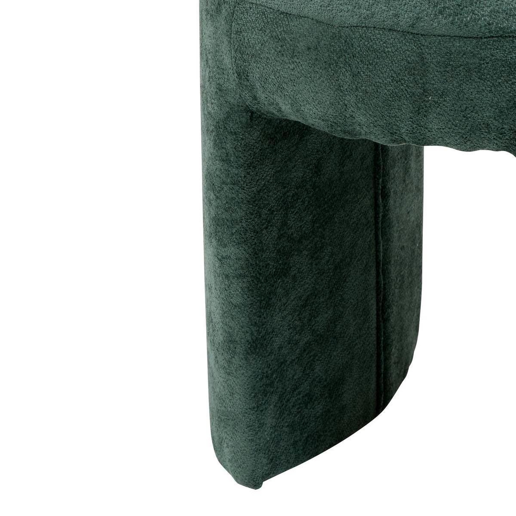 Voir la diapositive 2 : ATMOSPHERA Pouf design en tissu  jin  38cm vert cèdre