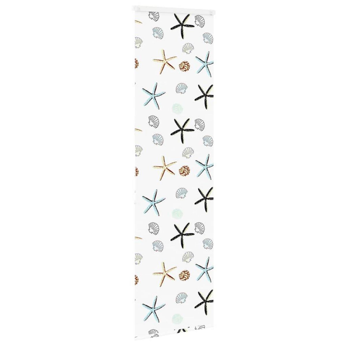 VIDAXL Store enrouleur de douche avec cassette largeur du tissu 56 cm