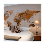 Paris Prix Papier Peint  Monde dans Les Tons Brun. Coloris disponibles : Multicolore