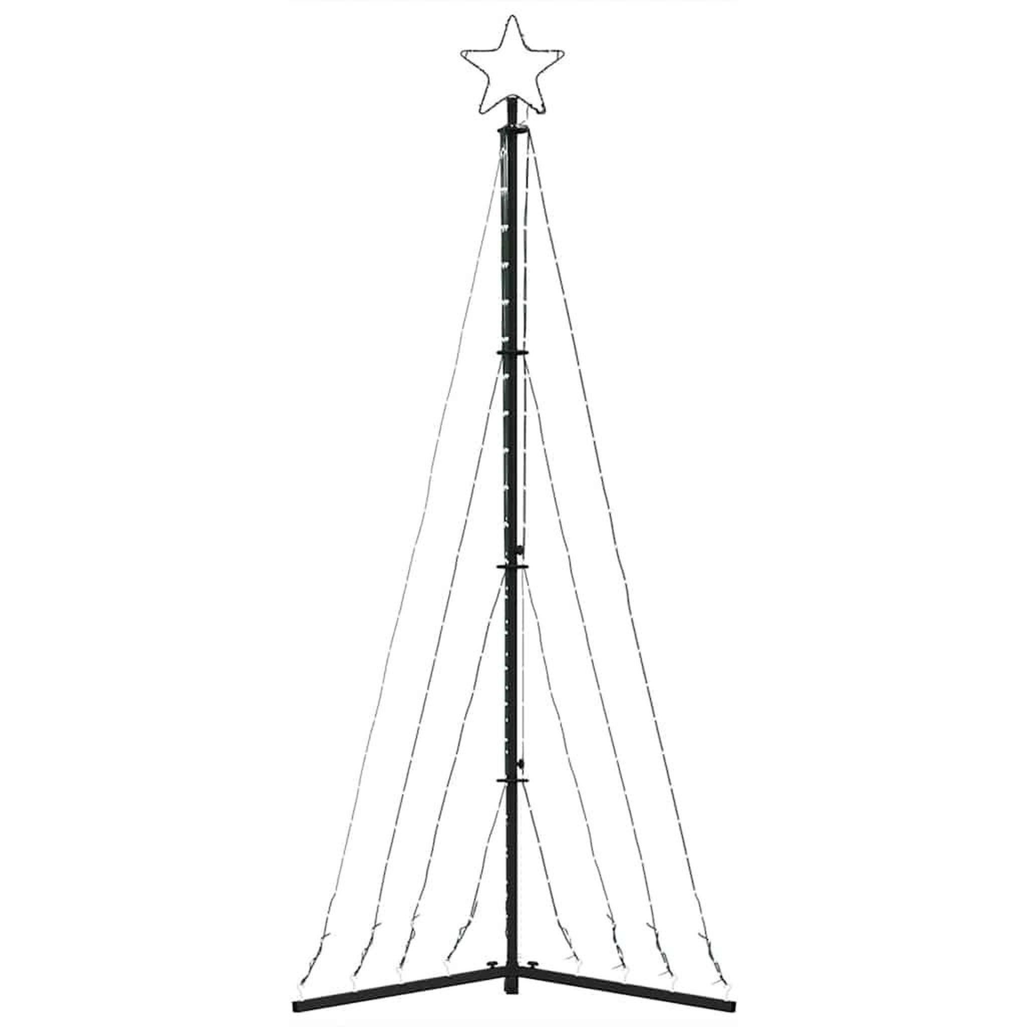 Voir la diapositive 5 : VIDAXL Sapin de Noël a LED 339 LED blanc chaud 187 cm
