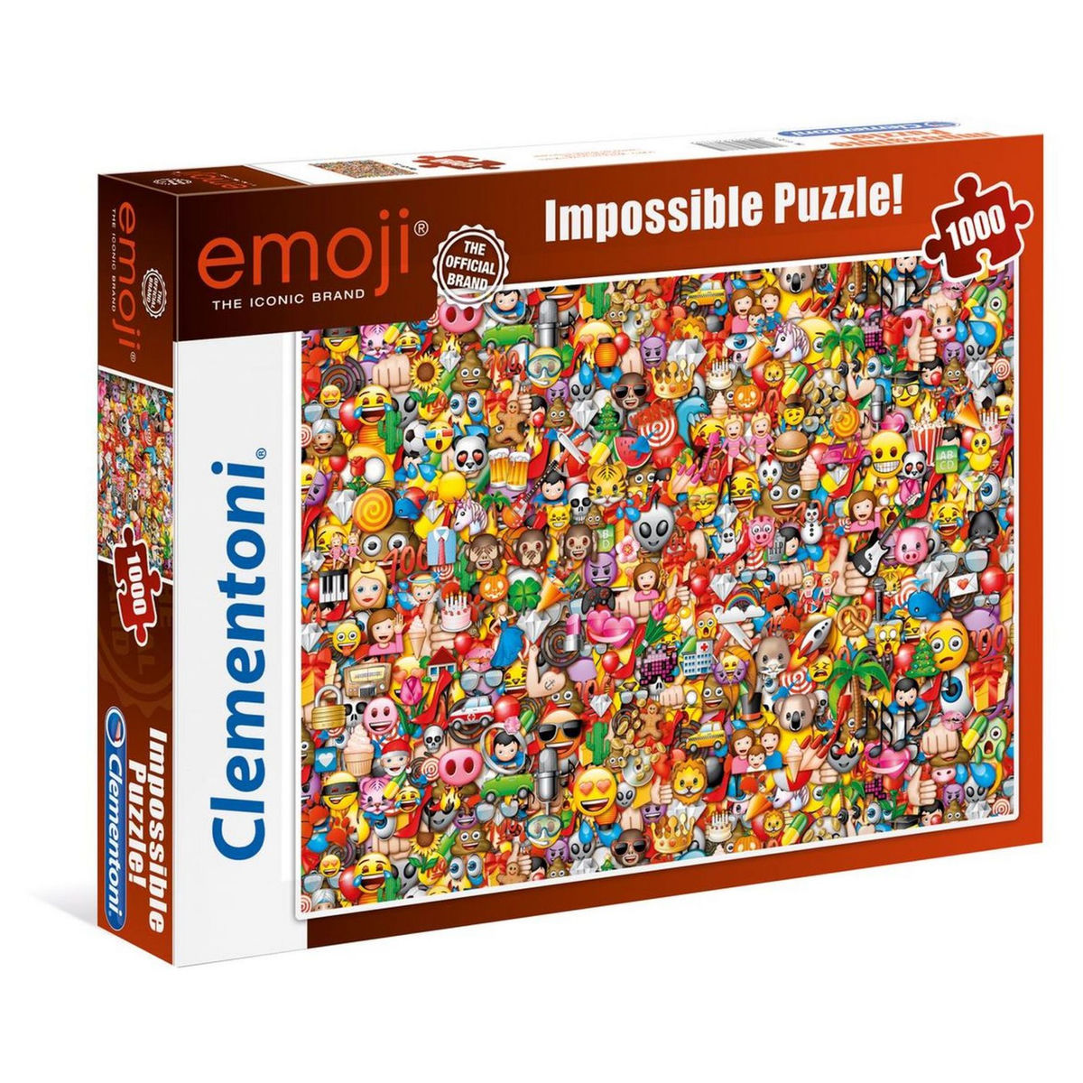 CLEMENTONI  Puzzle Panorama 1000 Pièces- Emoji