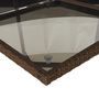 Voir la diapositive 5 : VIDAXL Ensemble a manger de jardin et coussins 11 pcs marron rotin
