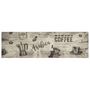 Voir la diapositive 2 : VIDAXL Tapis de cuisine lavable imprime cafe gris 45x150 cm velours