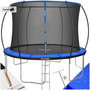 Voir la diapositive 1 : tectake Trampoline Ø 366 cm certifié GS noir/bleu