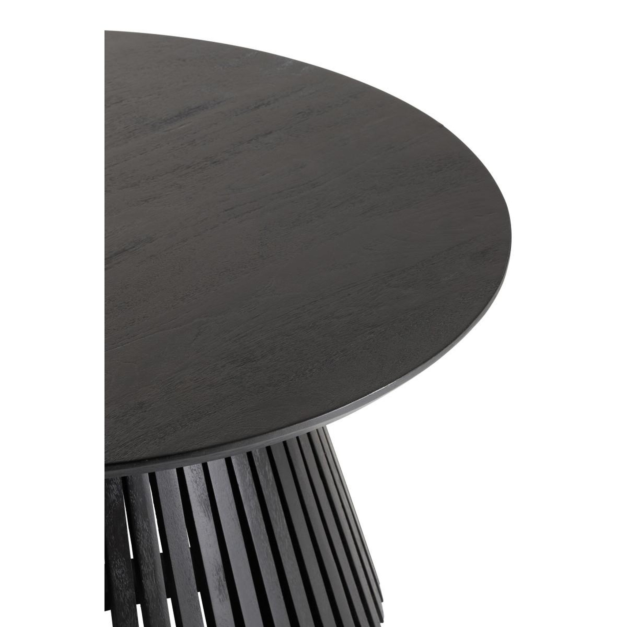 Voir la diapositive 3 : J-LINE Table basse design en bois  vincent  90cm noir