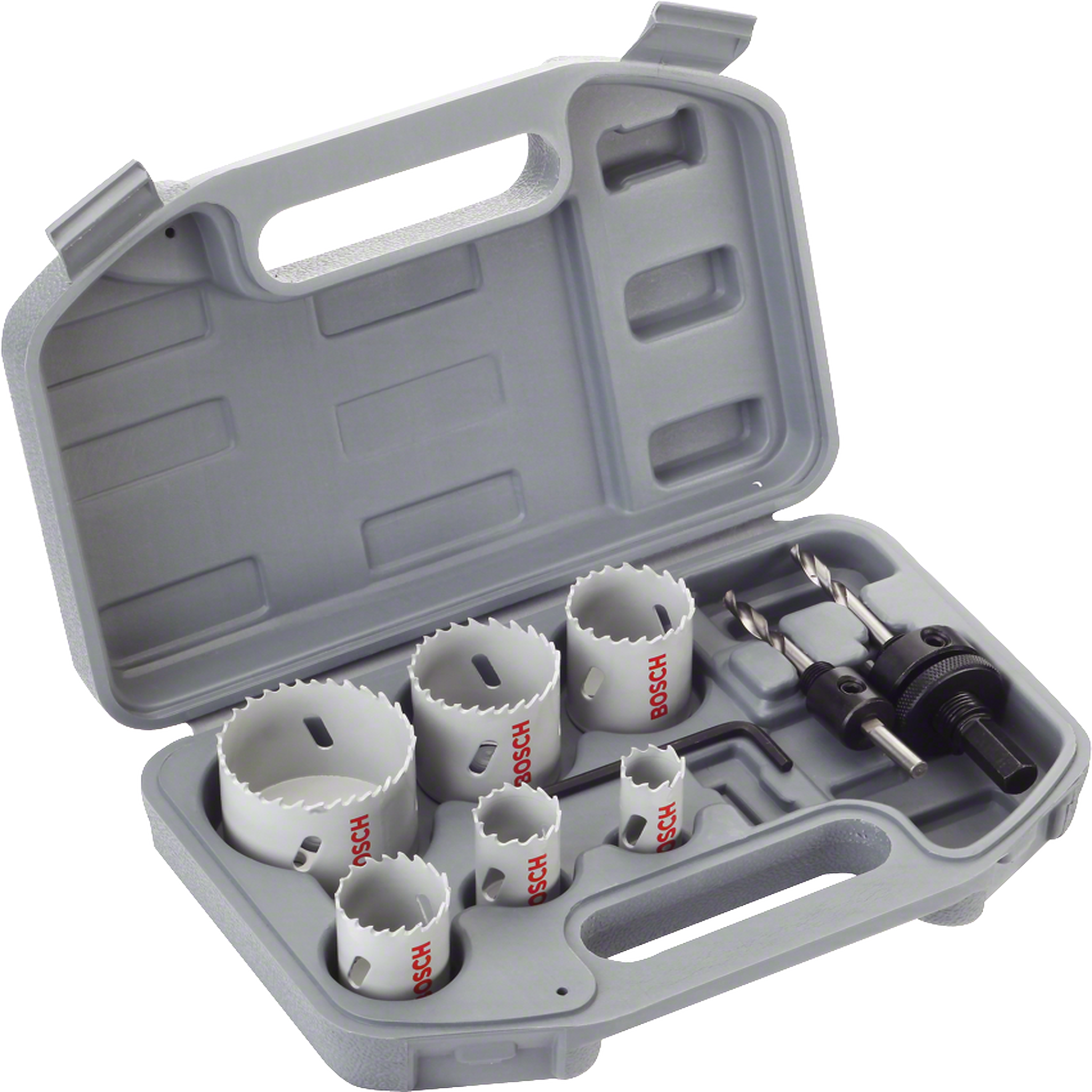 Bosch Professional Coffret 6 scies trépans hss bim bois et metal ø20-25-35-40-51-68mm