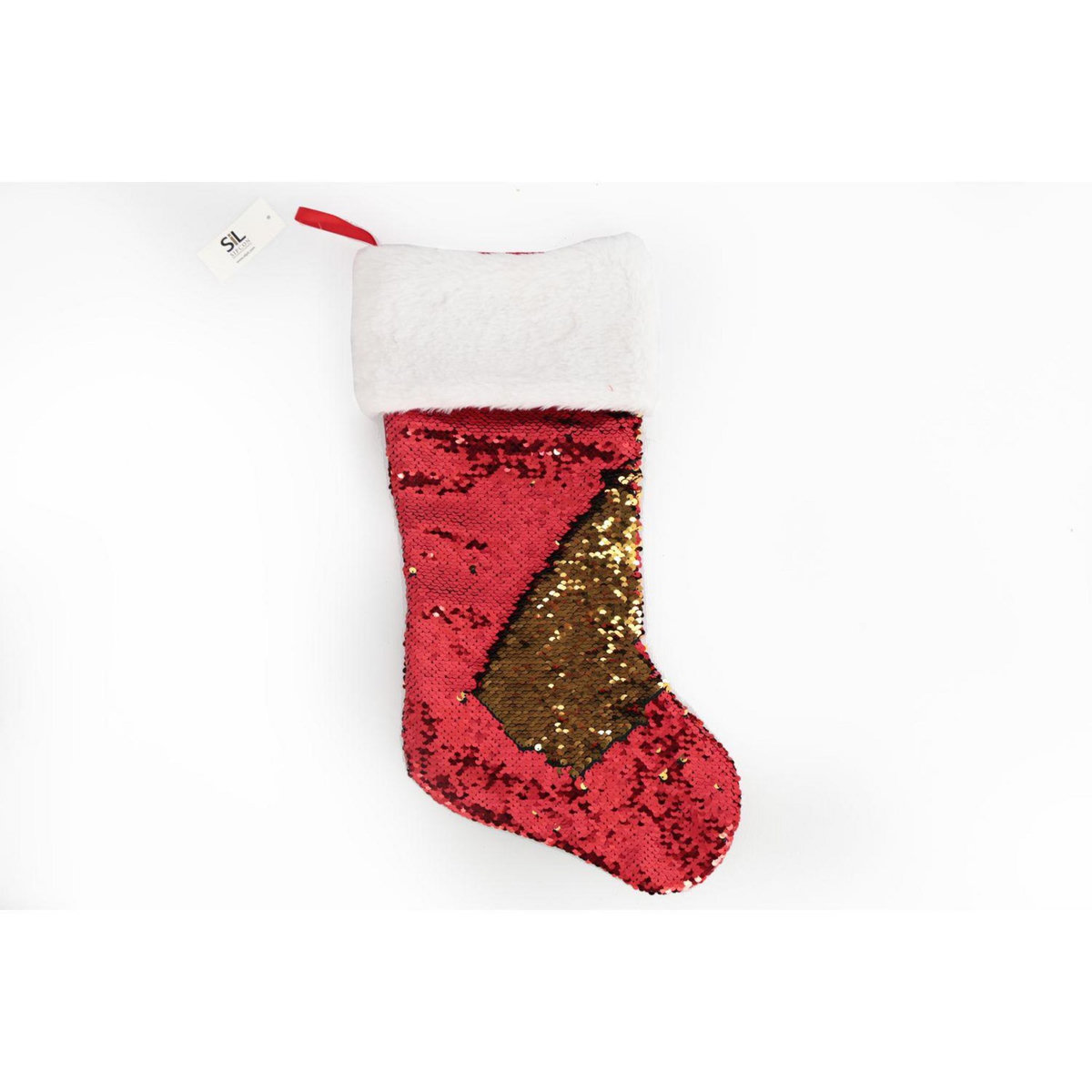 HEART OF THE HOME Décoration de Noël suspendue Botte Sequin