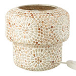 Paris Prix Lampe à Poser Mosaïque  Ruthie  19cm Beige