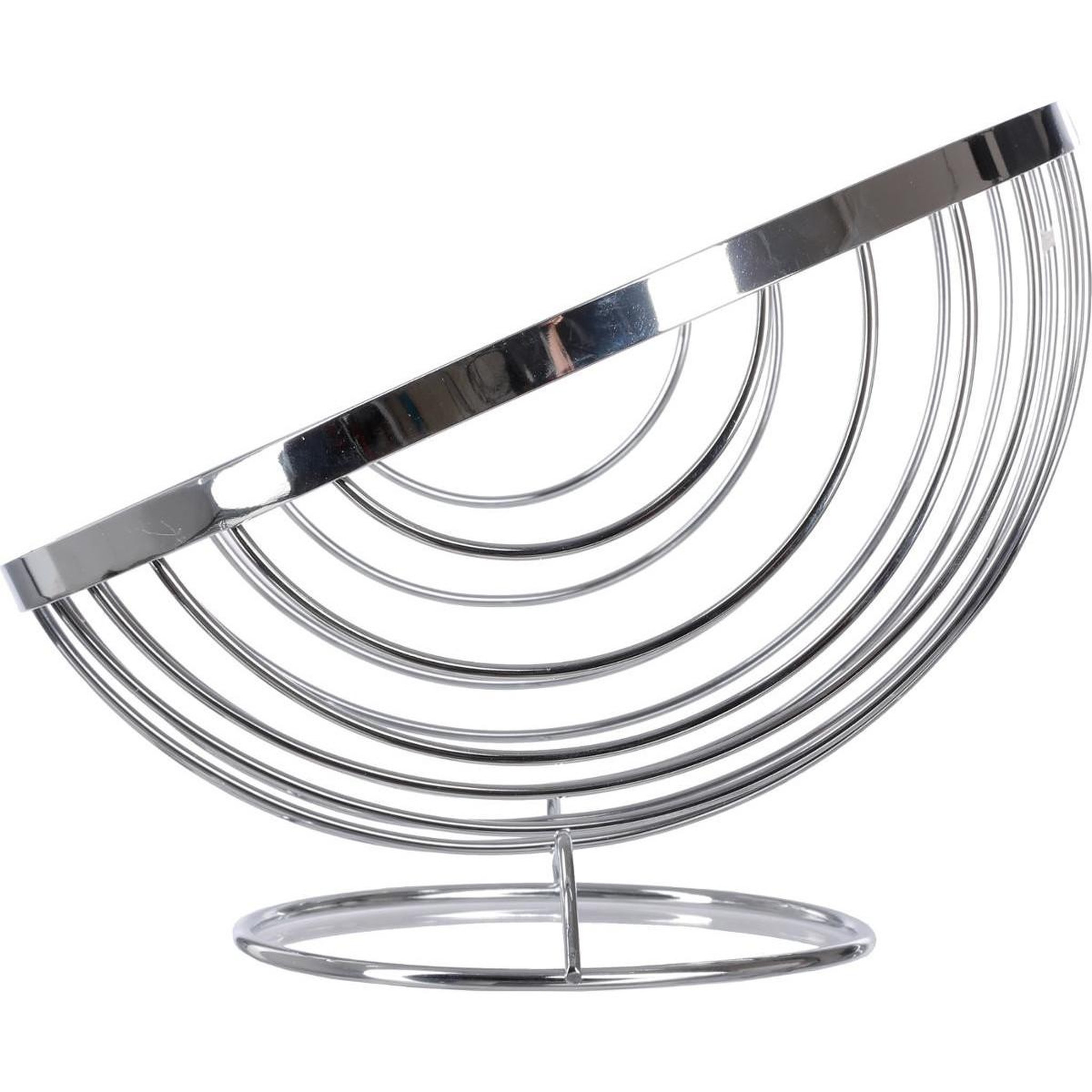 Voir la diapositive 2 : FIVE Corbeille à fruits  oblik  26cm argent
