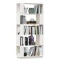 Voir la diapositive 5 : VIDAXL Bibliotheque/Separateur de piece Blanc 80x25x163,5cm Pin massif
