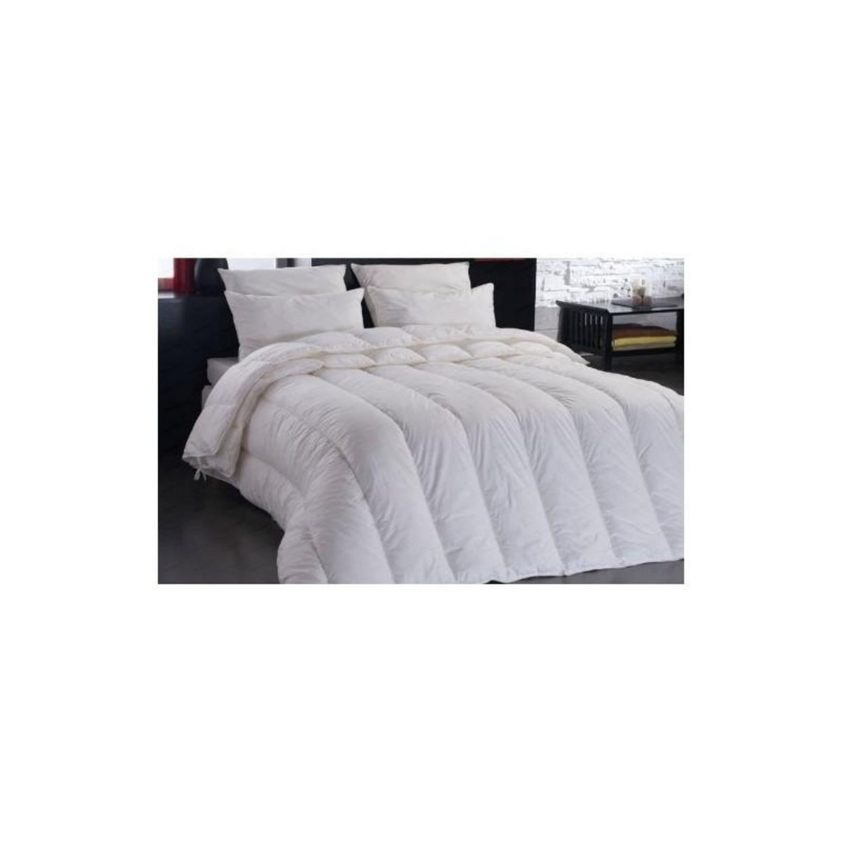 DODO COUETTE DODO SCANDINAVE 220 x 240 cm pour lit 2 places 140 x 190 cm à 160 x 200 cm - Blanc - 220 x 240 cm pour lit 2 places