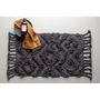 Voir la diapositive 4 : Paris Prix Tapis de Salle de Bain  Hilma  50x80cm Gris Foncé
