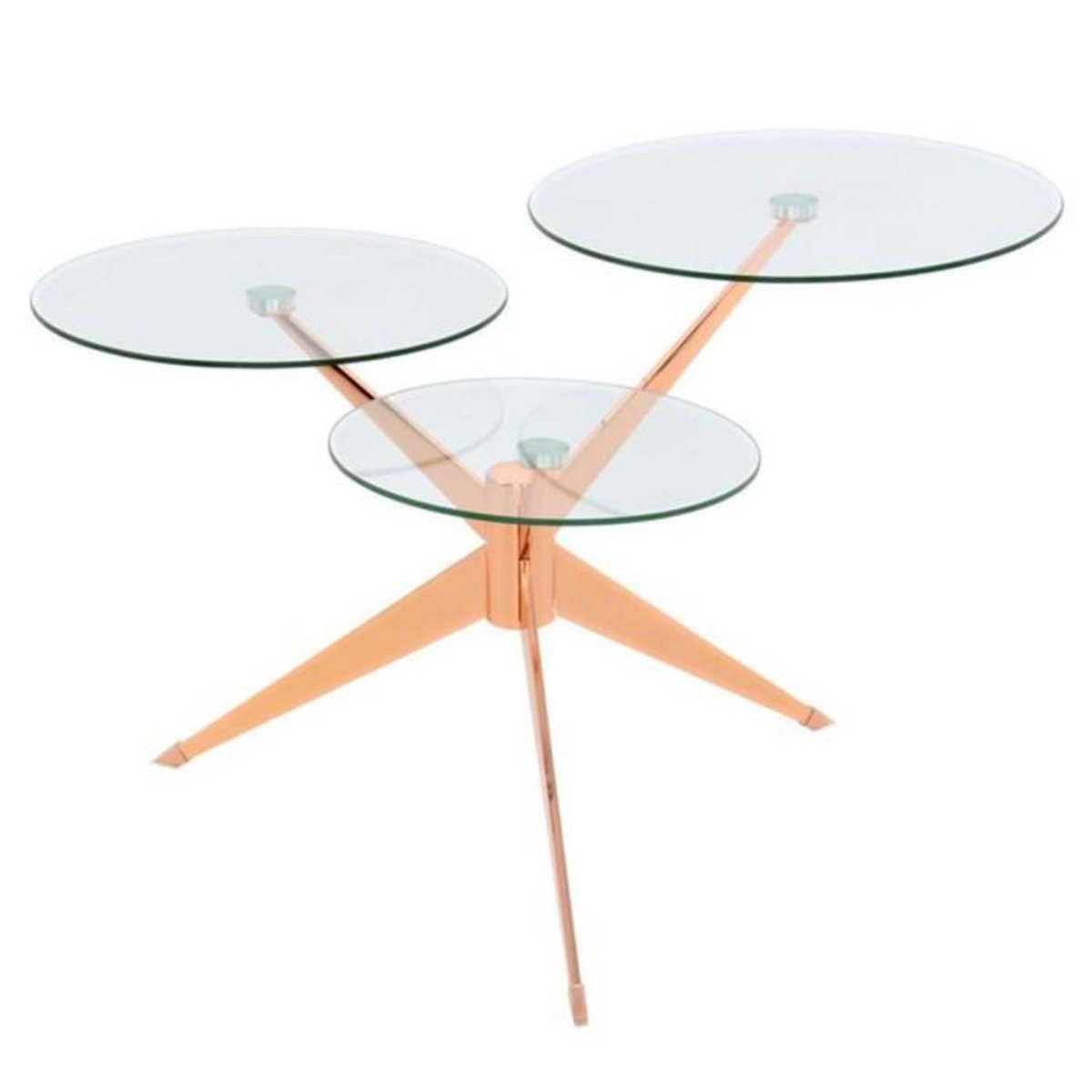 Paris Prix Table d'Appoint Design  Triplet  75cm Rose