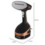 Voir la diapositive 2 : TEFAL Défroisseur vapeur à main 1600w noir cuivre - dt8103g0