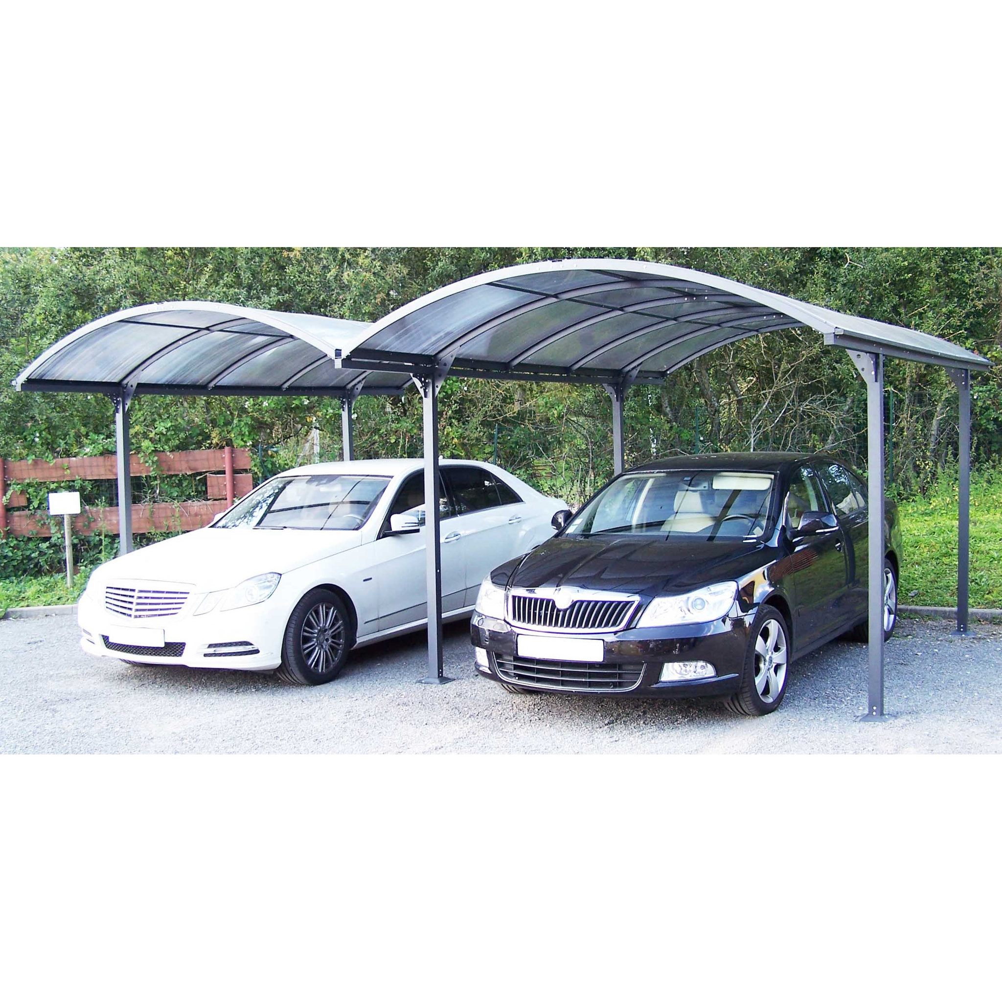Carport aluminium 2 voitures 28,62m² Blackpool
