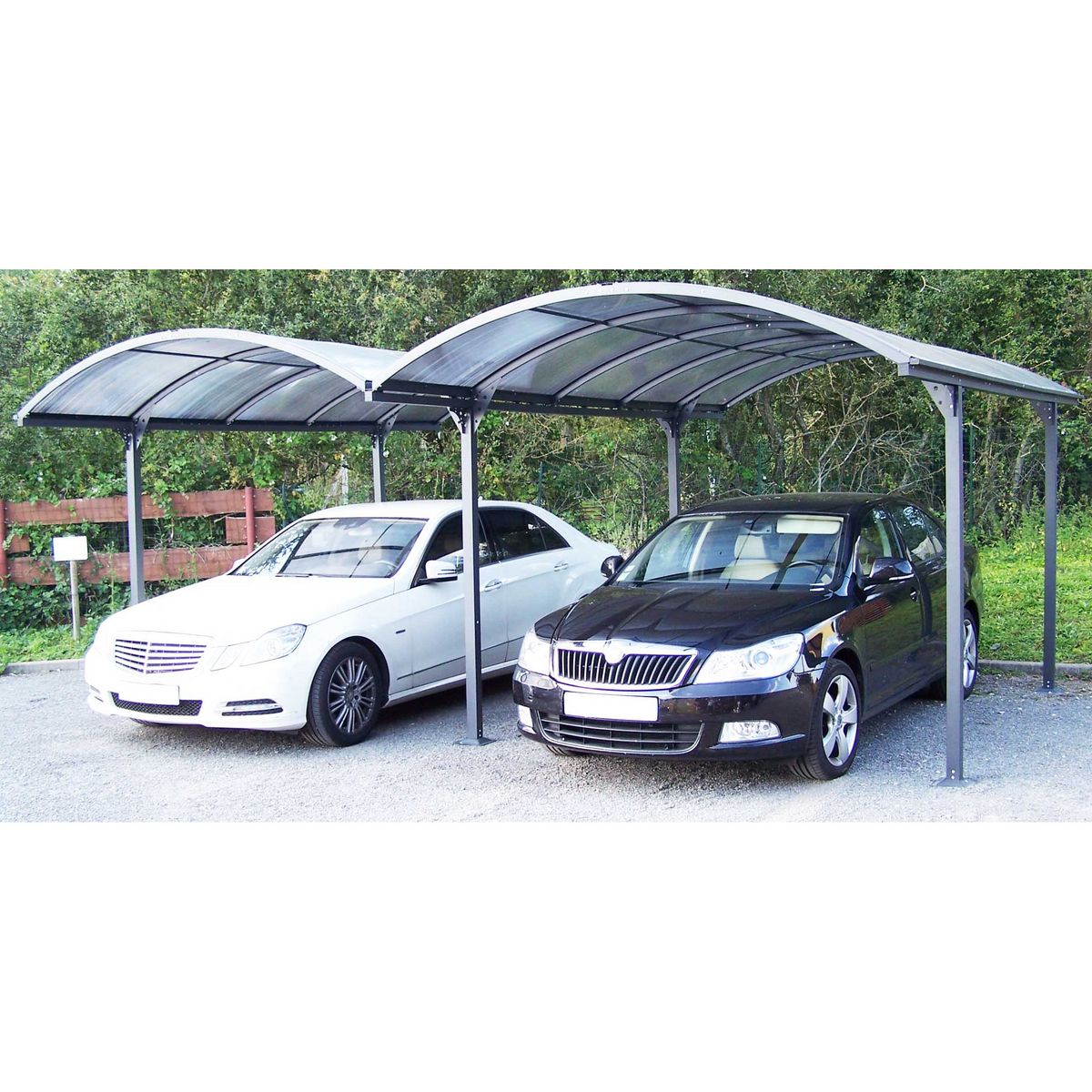 Carport aluminium 2 voitures 28,62m² Blackpool