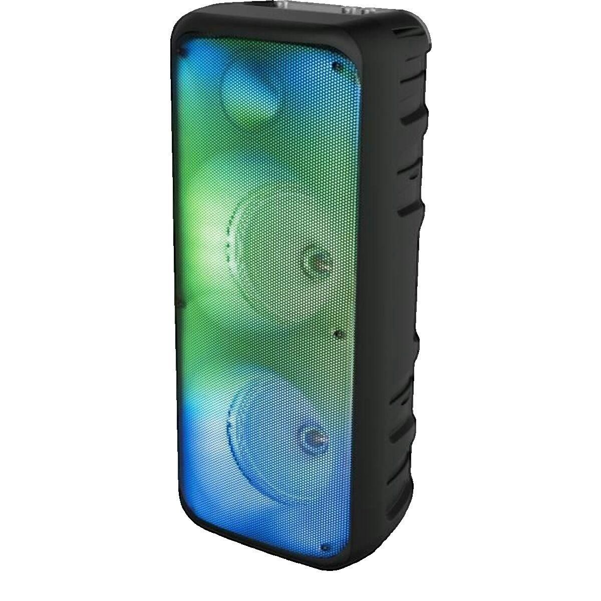 Inovalley Enceinte portable Bluetooth inovalley KA25-FIRE Noire lumineuse