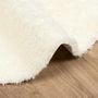 Voir la diapositive 5 : VIDAXL Tapis Shaggy a poils longs NAVARRA creme 200x200 cm polyester