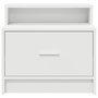 Voir la diapositive 4 : VIDAXL Table de chevet avec tiroir blanc 51x31x47 cm