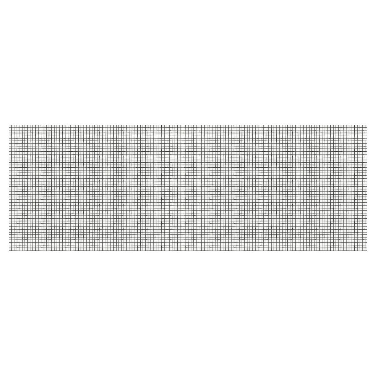 TODAY Tapis déco rectangle en polycoton imprimé quadrillage 60x170 cm TERRA ROSA