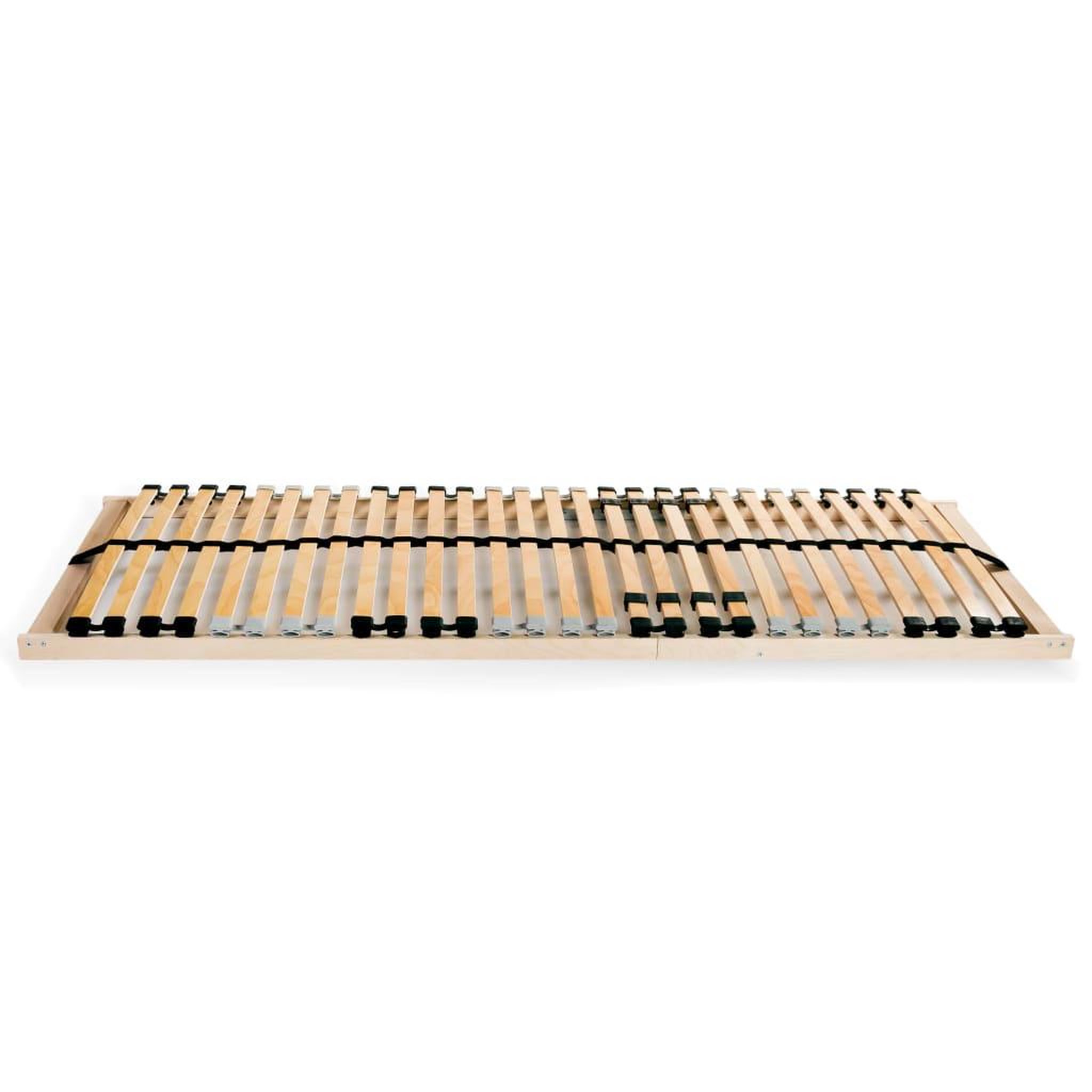 Voir la diapositive 2 : VIDAXL Sommier a lattes sans matelas avec 28 lattes 7 zones 80x200 cm