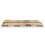 Voir la diapositive 2 : VIDAXL Sommier a lattes sans matelas avec 28 lattes 7 zones 80x200 cm