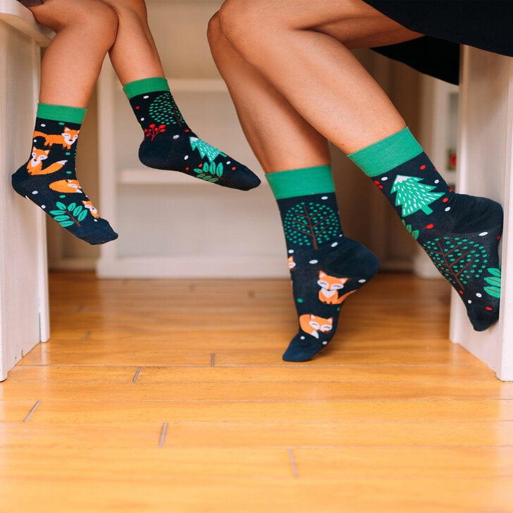 Voir la diapositive 5 : DEDOLES Chaussettes renards roux