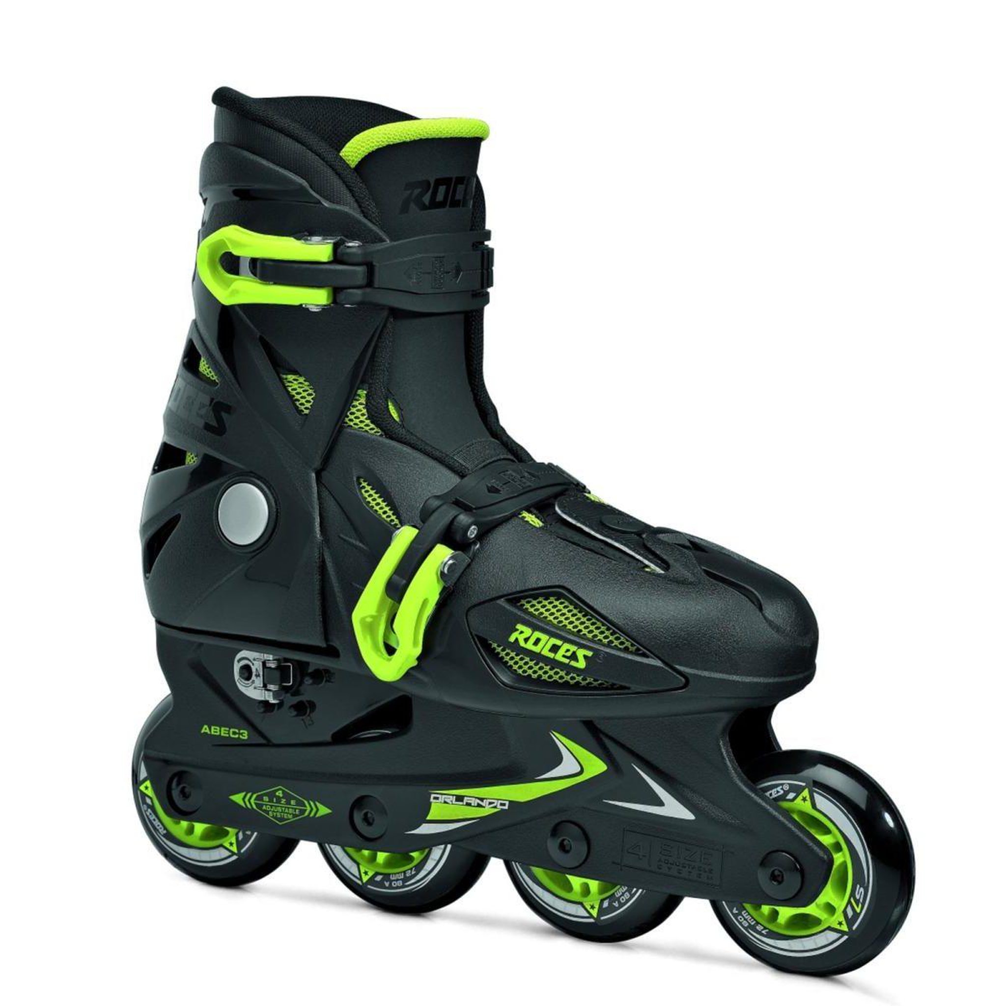 Roces Roller JR  Orlando 3 noir/lime 30-35