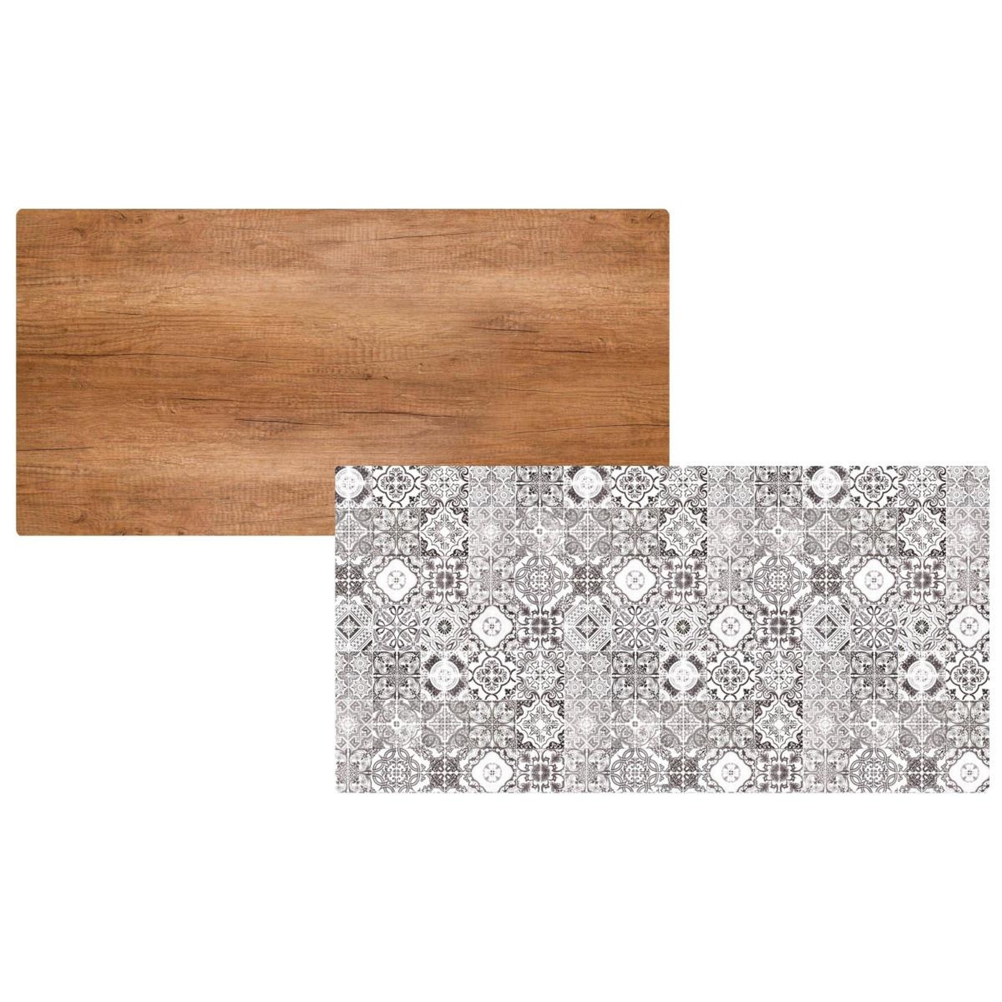 Voir la diapositive 5 : Paris Prix Table basse 2 covers  natural  120cm rouge