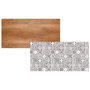 Voir la diapositive 5 : Paris Prix Table Basse 2 Covers  Natural  120cm Rouge