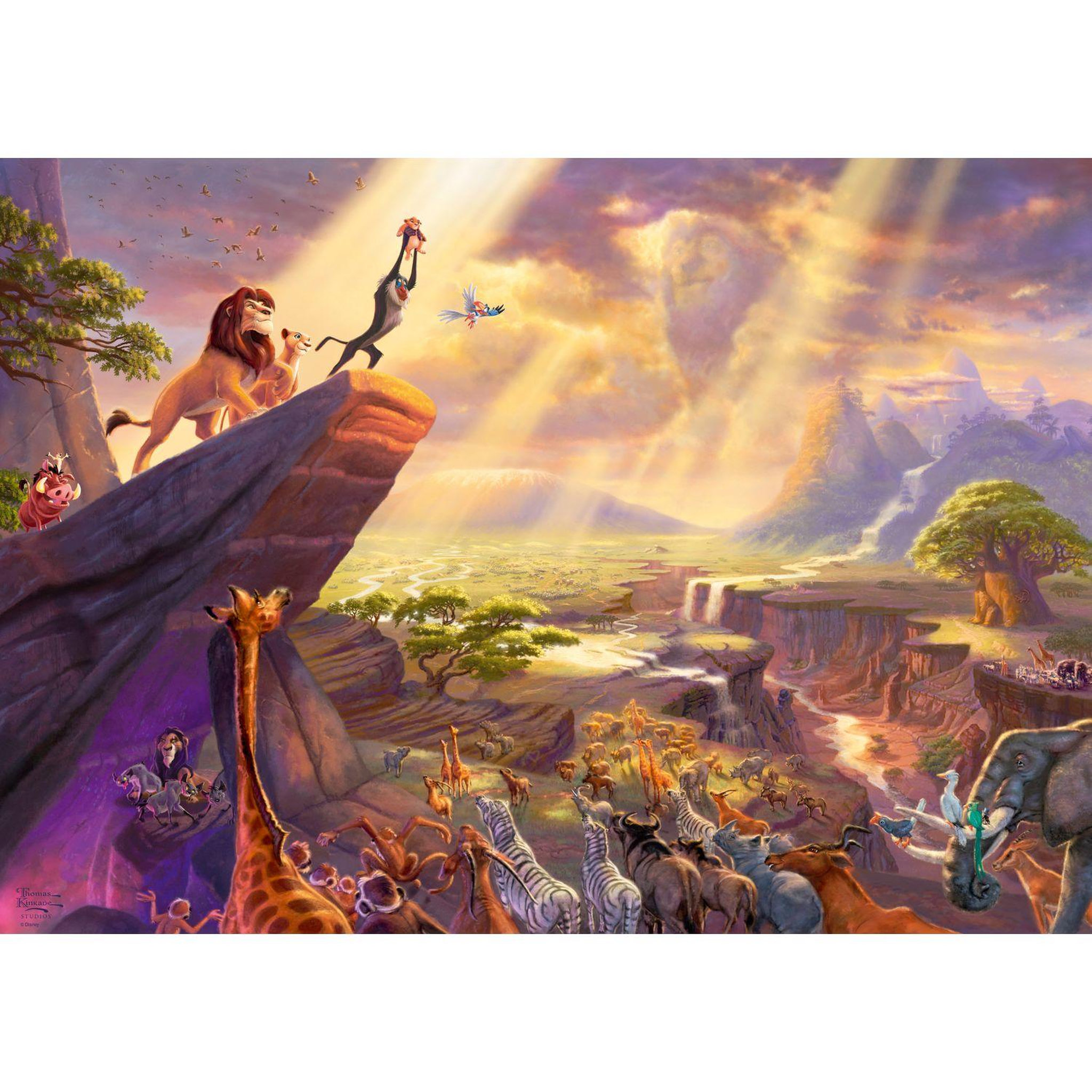 Voir la diapositive 2 : Schmidt Puzzle - Disney Le roi lion - 1000 pièces