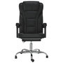 Voir la diapositive 3 : VIDAXL Fauteuil inclinable de bureau Noir Similicuir