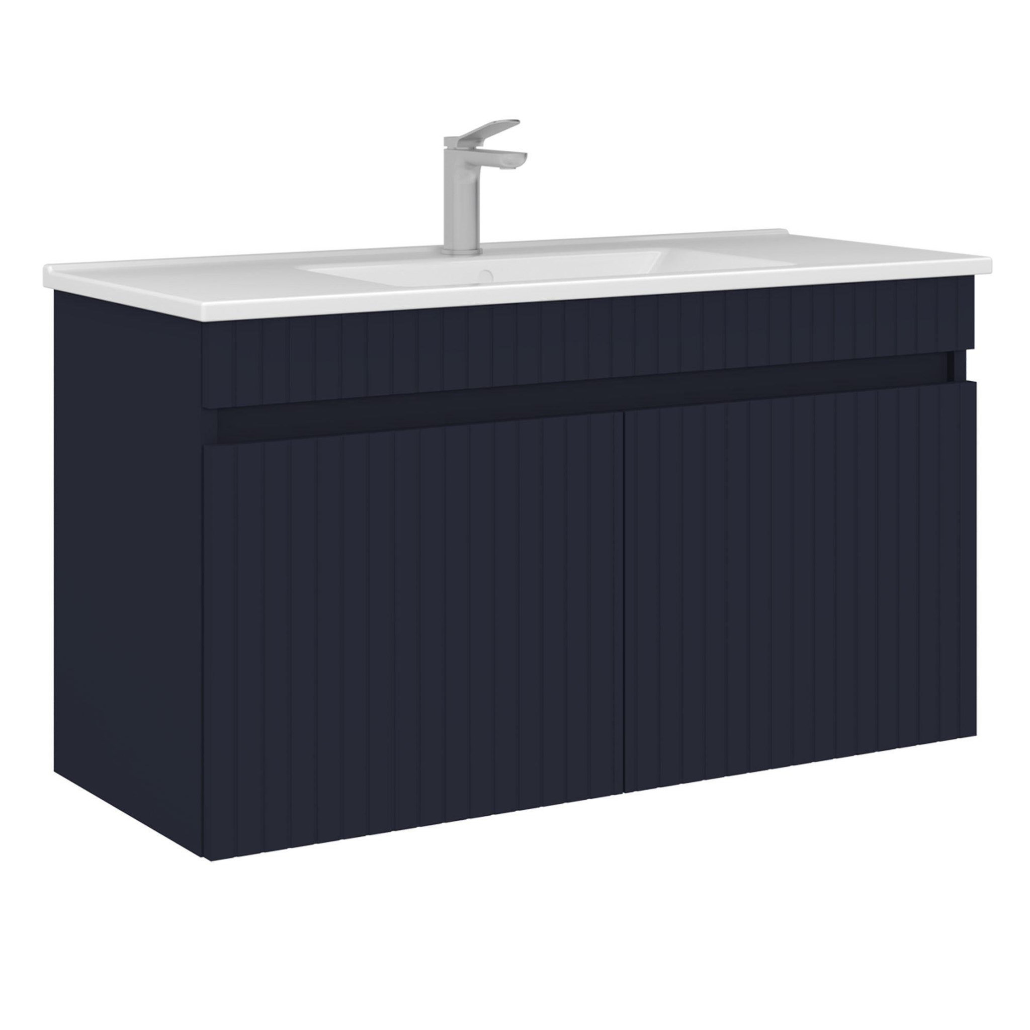 Habitat et Jardin Meuble vasque  tivoli 100  - 100 x 45 x 57 cm - matte navy blue