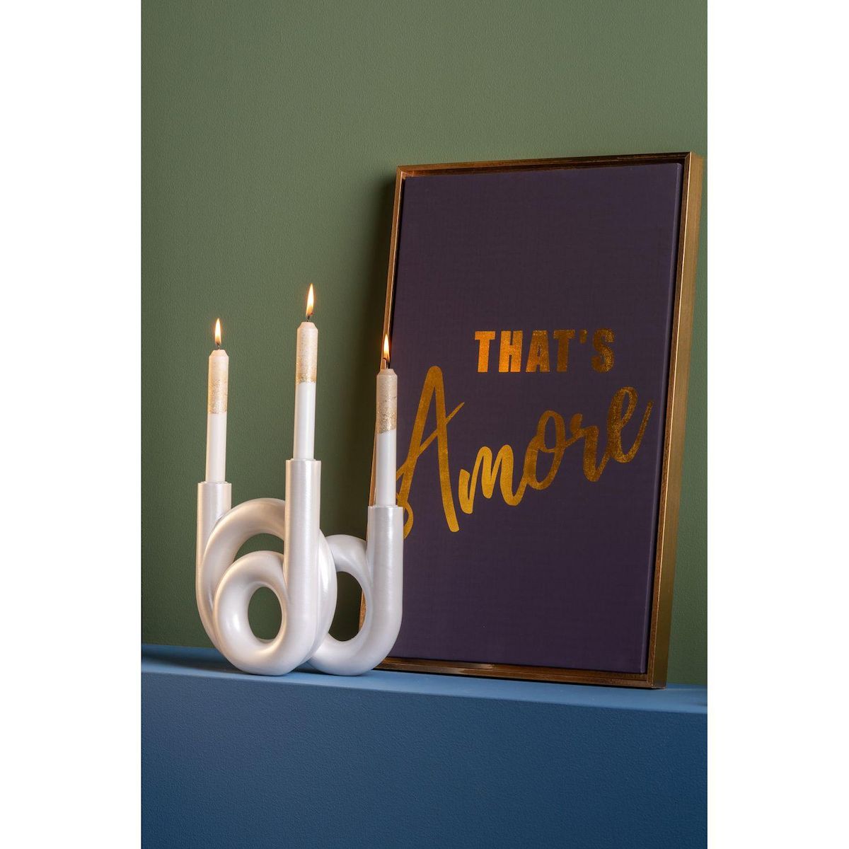 PRESENT TIME Bougeoir Anneaux moyen LOOPA