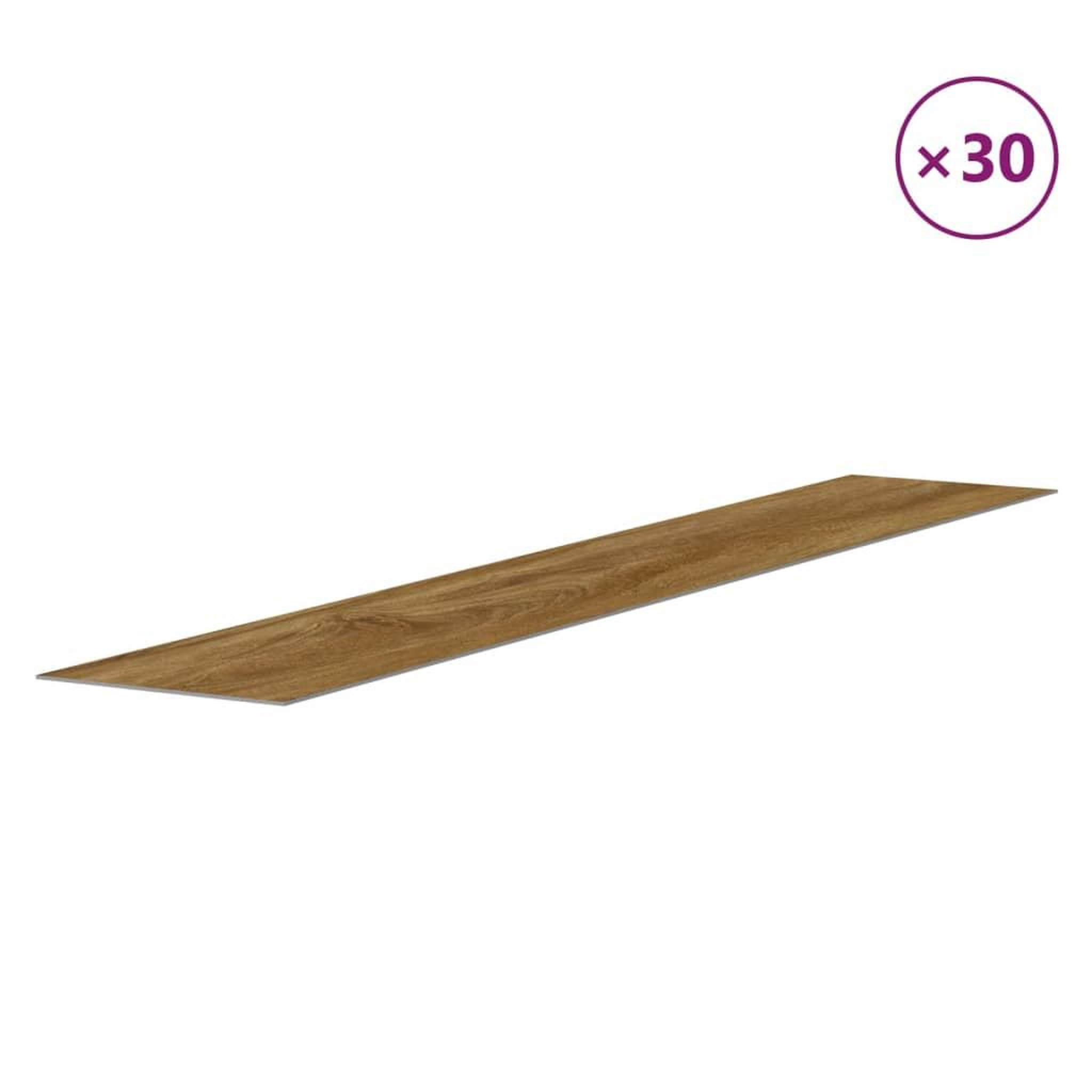 Voir la diapositive 4 : VIDAXL Panneaux muraux 30 pc marron pvc