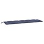 Voir la diapositive 4 : VIDAXL Coussins de banc de jardin lot de 2 bleu marine 180x50x7 cm
