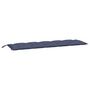 Voir la diapositive 4 : VIDAXL Coussins de banc de jardin lot de 2 bleu marine 180x50x7 cm