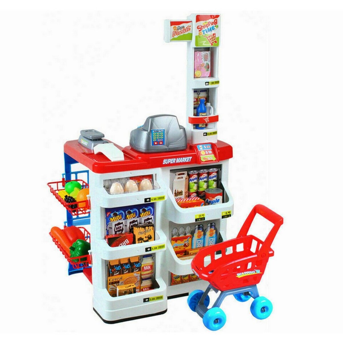 Supermarche Epicerie Magasin jouet enfant marchand dinette fruit