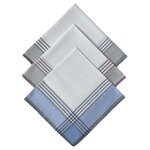 VANDERSICKEL Lot de 12 mouchoirs Homme 40x40cm 100% coton
