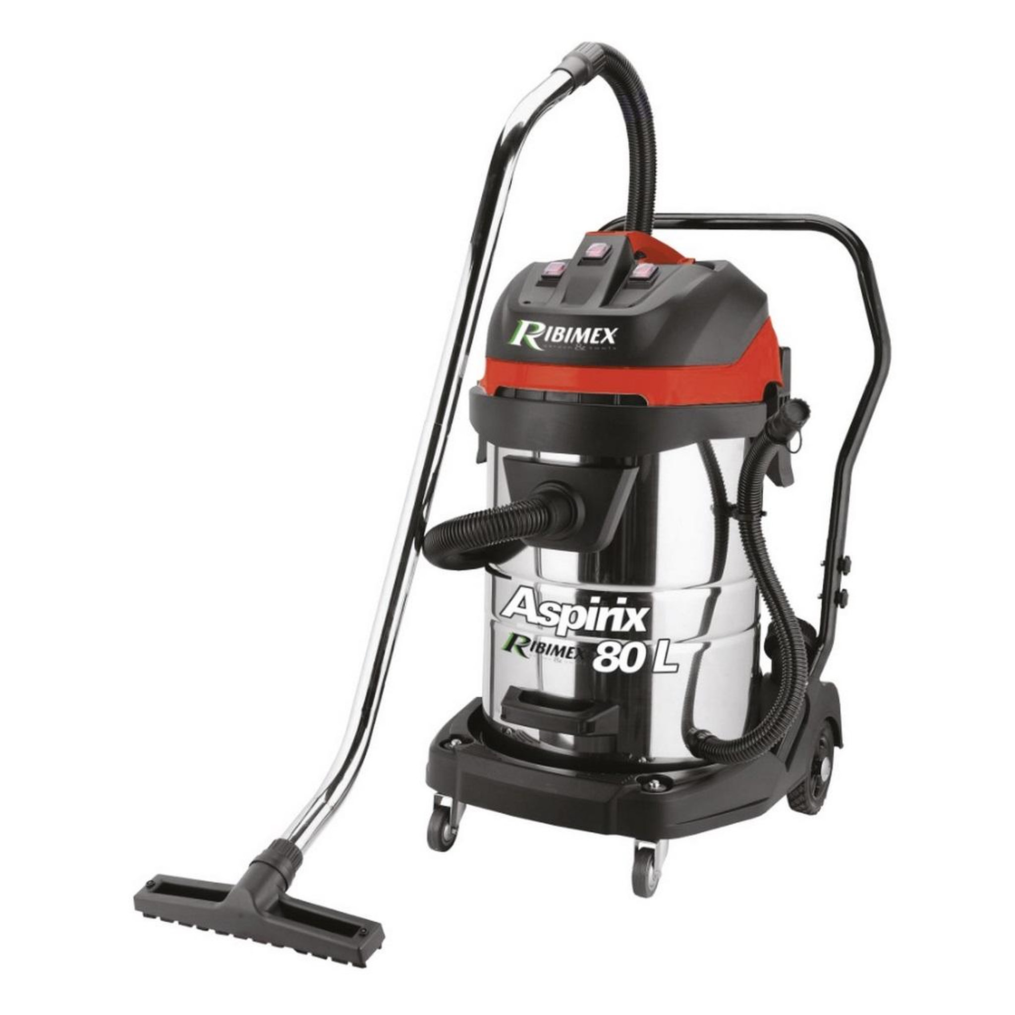 Ribimex Aspirateur cuve eau et poussières 80l 3000w - prasp81lx3