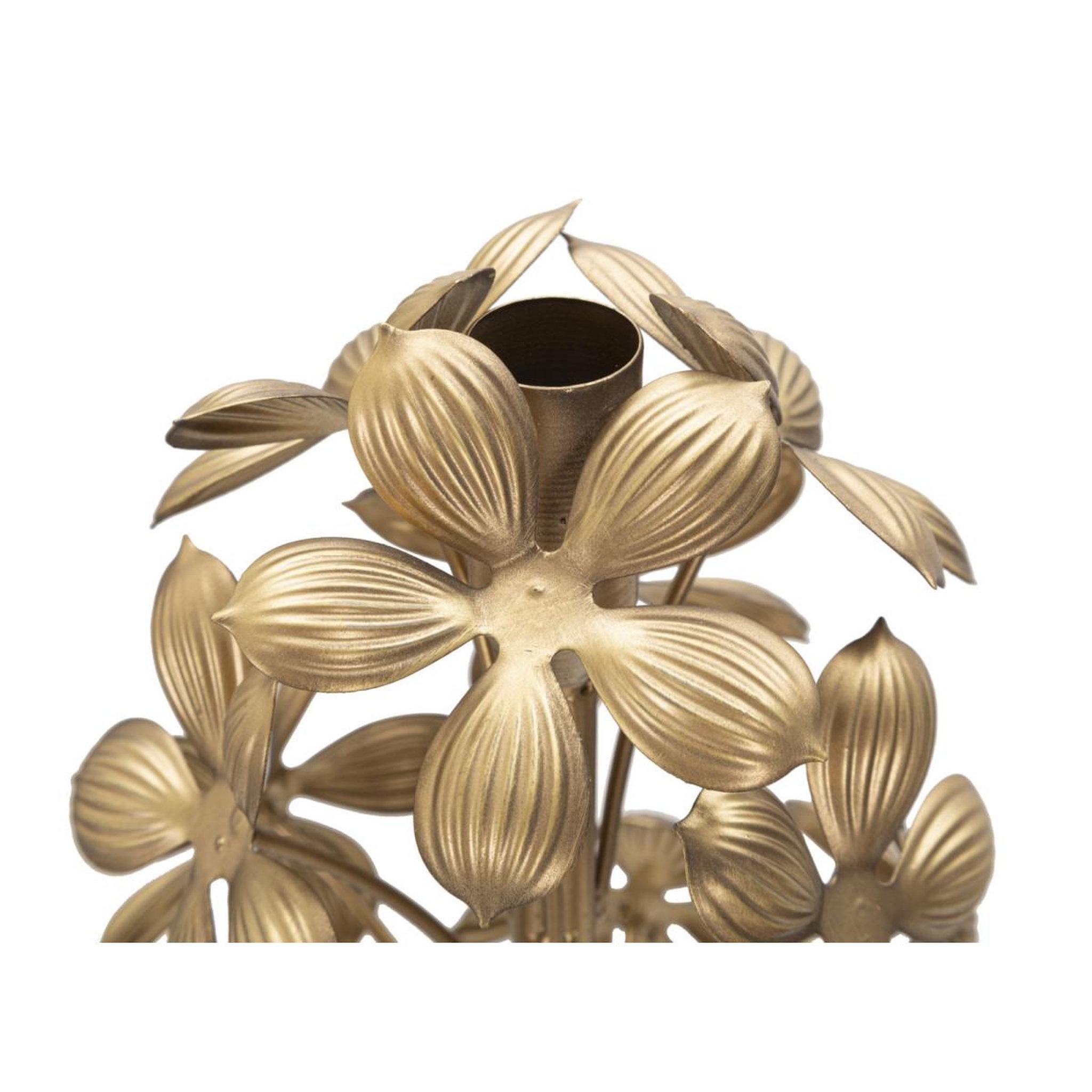 Voir la diapositive 4 : Paris Prix Bougeoir design en métal  flowy  118cm or