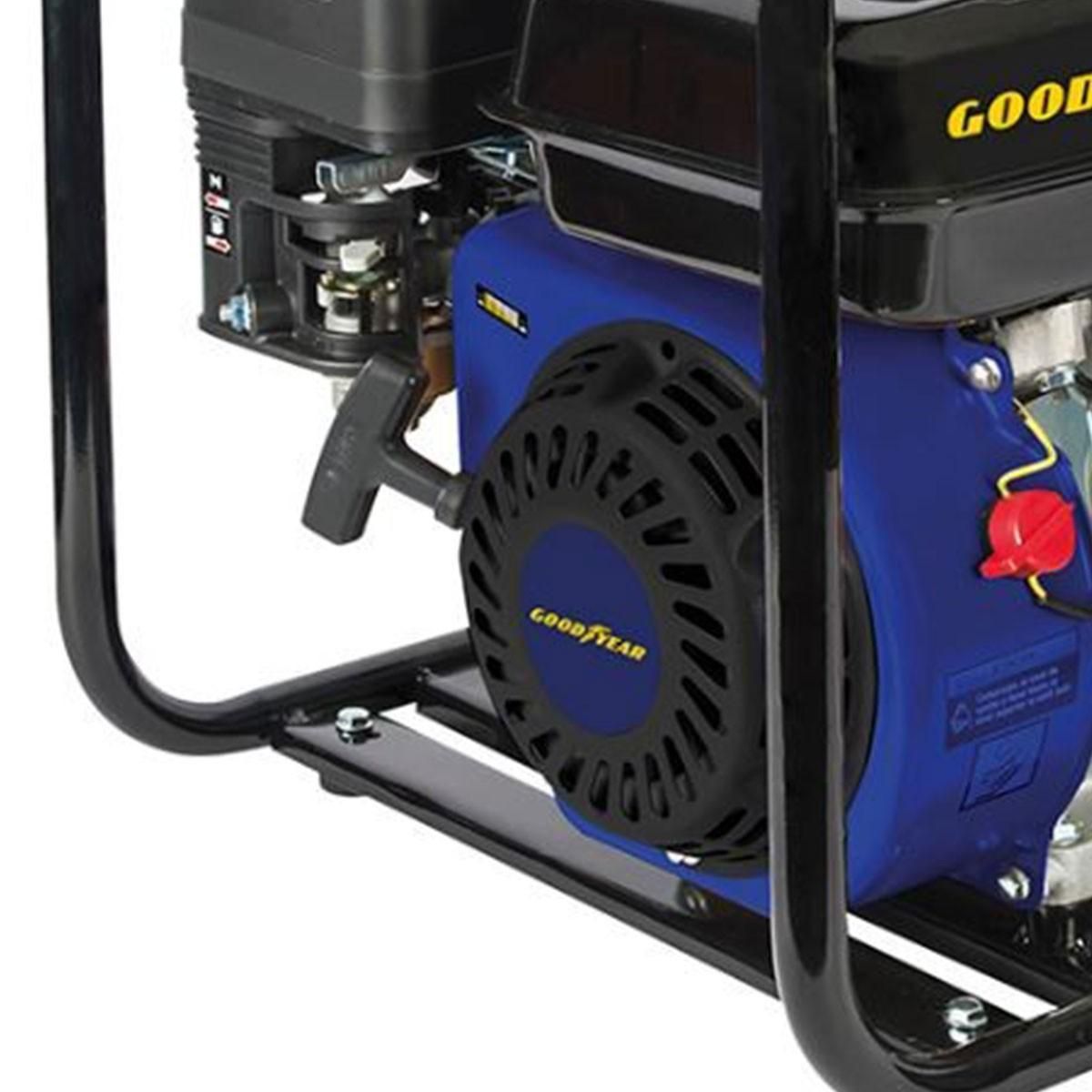 GOODYEAR Pompe à eau Motopompe thermique 54m3/h Moteur Essence 4T OHV 6.5CV 196Cm3 Raccords 75mm Inondations Caves Piscines GOODYEAR