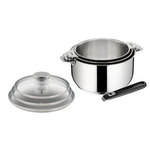 Lagostina Série de 3 casseroles inox 16/18/20cm - 138600007
