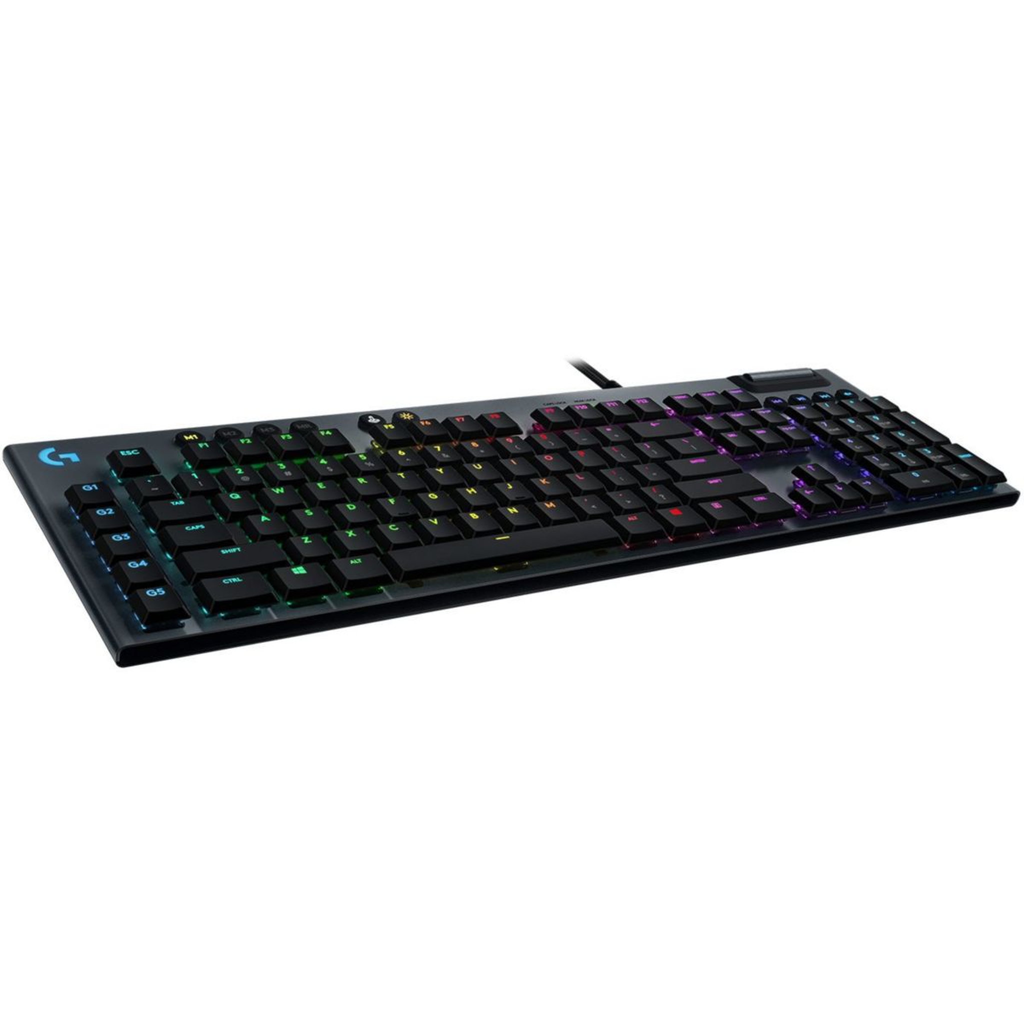 Voir la diapositive 1 : Logitech Clavier gamer G815 Lightsync Clicky Carbon
