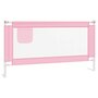 Voir la diapositive 2 : VIDAXL Barriere de securite de lit d'enfant Rose 160x25 cm Tissu
