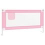 Voir la diapositive 2 : VIDAXL Barriere de securite de lit d'enfant Rose 160x25 cm Tissu